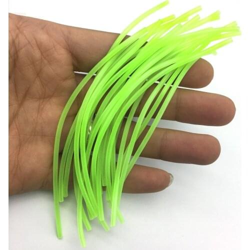 20pc/lot Rubber hose Fishing balance tube Anti winding Noctilucent Super bright fishing Sea fishing Pesca connector Accessory