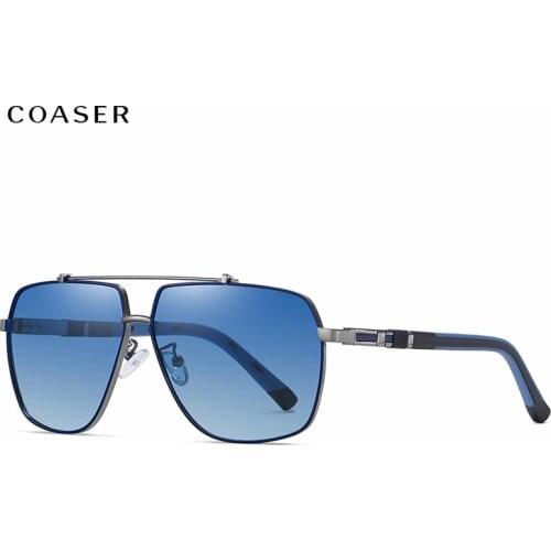 Upgrade Men Vintage Aluminum Polarized Sunglasses High Quality Oversized Sun Glasses Coating Lens Driving Eyewear For Men Women