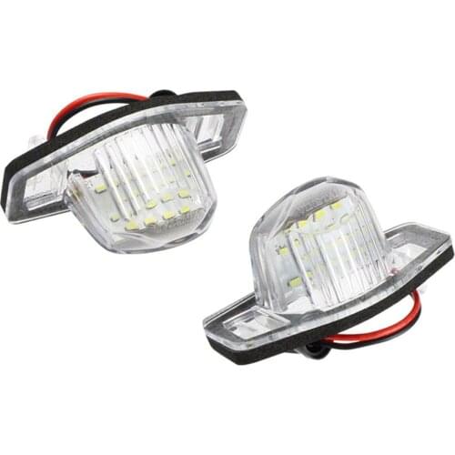 2pcs/set License Plate Light Lamp Housing Parking Light Car Modification Replacement Part For Honda CRV JAZZ FR-V