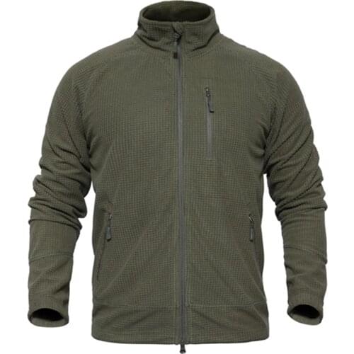 Tactical Fleece Jacket Mens Warm causal Military Jackets Winter Polar Liner Coat Multi-pocket Army Clothing casaco masc