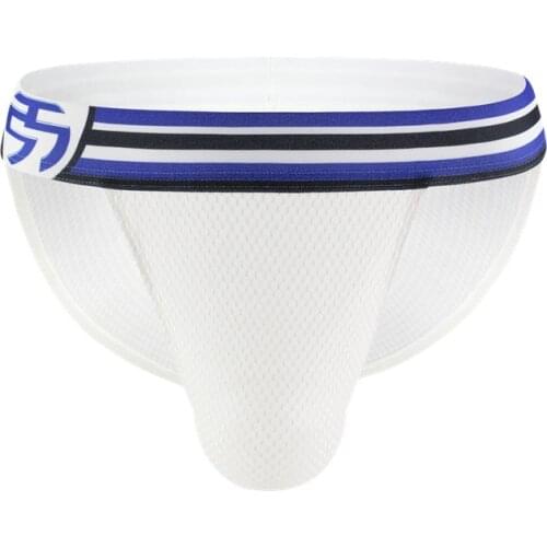 Briefs Men Underwear Sexy High Fork Low Waist Breathable Mens Slip Cueca Male Panties Wide Belt Underpants Briefs High Quality