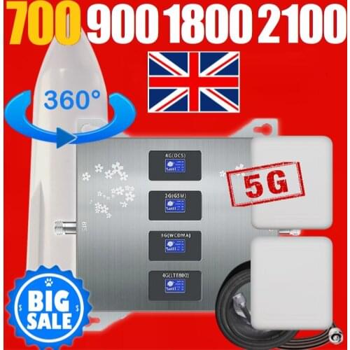 2021 NEW 5G 4G plus Cellular Amplifier signal Booster Repeater Spain France Italy Portugal UK Europe Israel Saudi Arabia Brazil