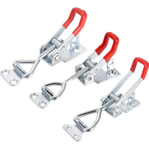 Uxcell Iron Pull-Action Latch Adjustable Toggle Clamp for Cabinet Door Box Case with no Lock or Broken Handle Great Gadget