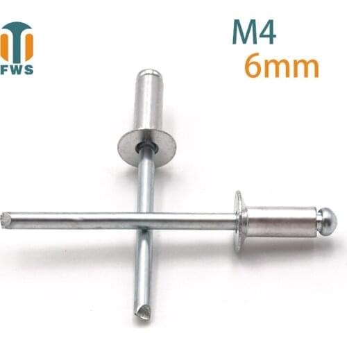 10PCS M4 DIN EN ISO15978 GB/T12617.1 Aluminium Open End Countersunk Head Blind Rivet for Furniture Car Aircraft multi-function