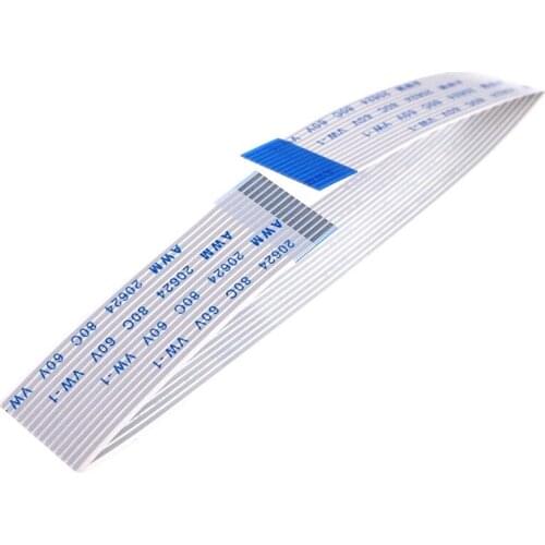 100pcs Flexible Flat Cable FFC 14 PIN 1.0 mm pitch different ends Length 60 70 80 100 120 150 200 250 300 400 450 500 600 700 mm