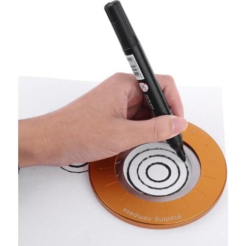 12.5cm Circle Drawing Tool Stainless Steel Plotting Compass Drafting Drawing Ruler Tool