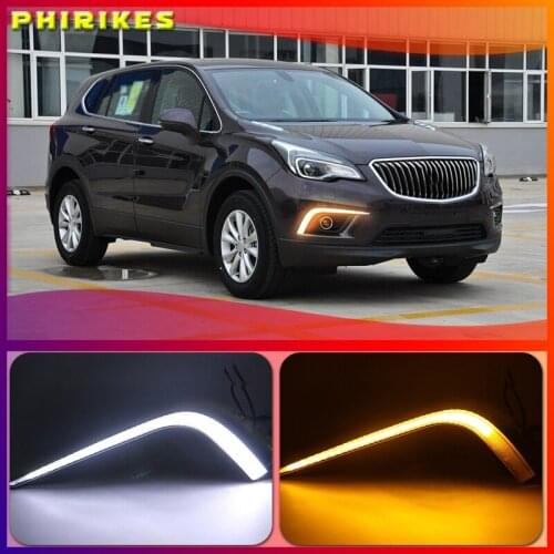 2pcs For Buick envision 2015-2017 Car LED Daytime Running Lights DRL /Turn Signal Lamp
