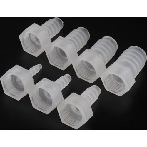 200pcs~5pcs G3/8 Female Thread PP Connector Aquarium Fish Tank Water Hose Direct Air Pump Adapter Garden Water Connector