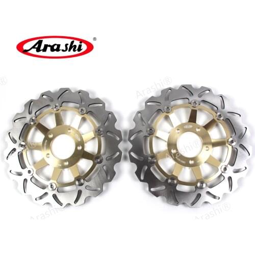 ARASHI GSX750 CNC Front Discs Rotors Brake Disks For SUZUKI GSX 750 1997 1998 1999 2000 2001 2002 2003 / RGV GAMMA 250 1991-1997