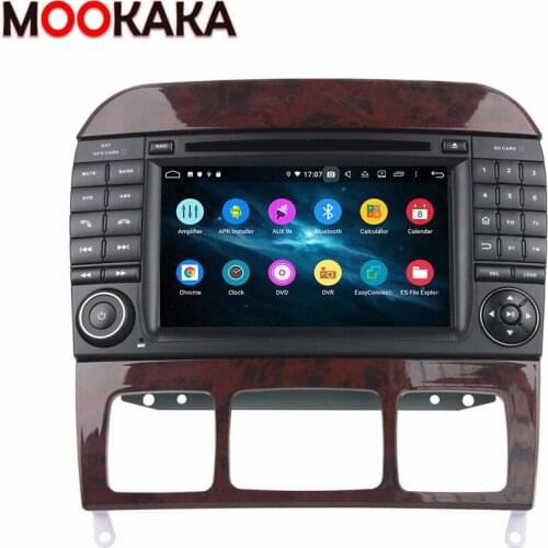 For Mercedes Benz S Class W215 W220 S320 S400 S420 S430 S280 S350 2 Din Android 10.0 Car DVD Player GPS Multimedia Car Radio DVR