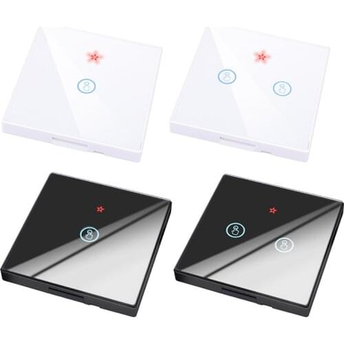 WiFi+RF 433MHZ Tuya Smart Touch Switch Module Wireless Wall Switch Controller Breaker Module Support Google Home Amazon Alexa