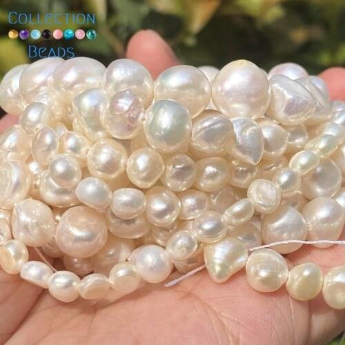 Natural Freshwater Pearl Beads High Quality Irregular Shape Punch Loose Beads for Jewelry Making DIY Handmade Necklace Bracelet