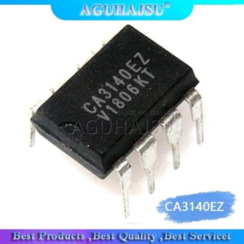 10pcs CA3140EZ DIP8 CA3140 DIP 4.5MHz, BiMOS Operational Amplifier with MOSFET Input/Bipolar Output CA3140E