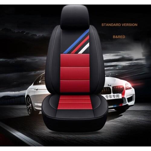 Custom 2pc front seat car seat cover cowhide leather for Hyundai Veloster Elantra Santa Fe ix35 Tucson i30 car accessories