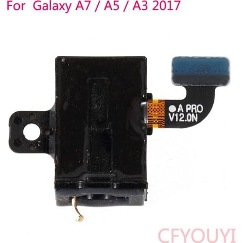 For Samsung Galaxy A3 A320 (2017) / A5 (2017) A520 / A7 (2017) A720 Earphone Jack Flex Cable Spare Part