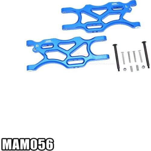 ARRMA-1/7 4WD MOJAVE 6S-ARA106058T1/T2 aluminum alloy rear lower rocker arm ARA330607 MAM056-pair