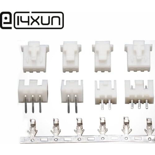 10sets XHB2.54-5P Connector with lock 2.54mm 2/3/4/5/6/7P XHB Header + Housing + Terminal for PCB Car Automotive