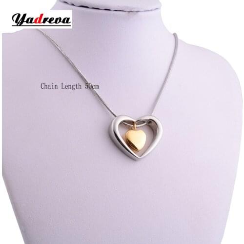 Stainless Steel Pendant Stainless Steel Snake Necklace Length 50cm Fashion Waterproof Never Fading Commemorative Love Pendant