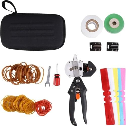 Multifunctional Grafting Machine Fruit Tree Grafting Knife Seedling Grafting Scissors with Grafting Scissors Grafting Device Kit