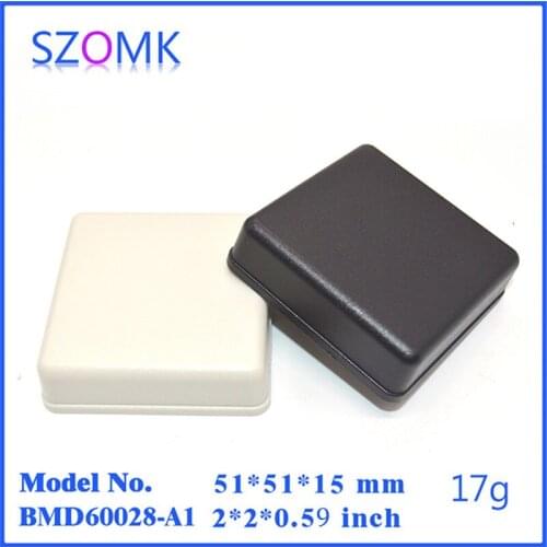 Plastic project box abs enclosures for electronics (10 pcs) 51*51*15mm electronics project plastic box diy instrument enclosure