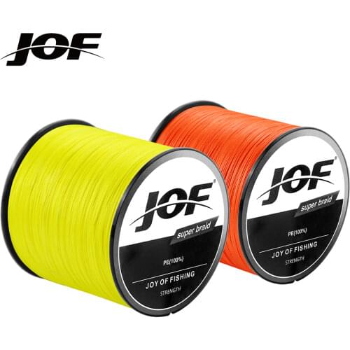 JOF 300M 8 Strands 4 Strands 18-88LB PE Braided Fishing Wire Fishing Line Multicolor