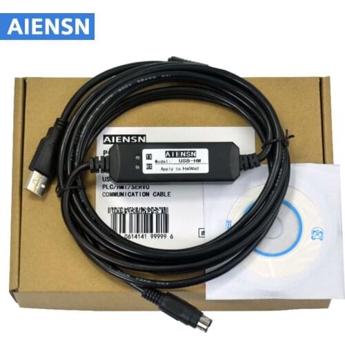 Suitable for HaiWell E/S/H series PLC programming cable Download communication cable USB-HW data cable