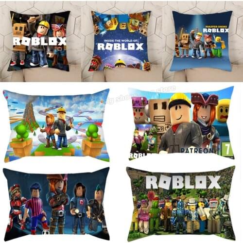 Robloxs Pillowcase Anime Game Cushion Cover Decoration Cartoon Printed Pillow Case Pillow Cover Children Bedroom Decor Kids Gift