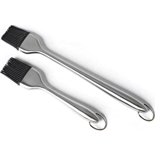 Silicone Kitchen Oil Brush BBQ Grill Basting Brush Barbecue Cooking Brush Silicone Pastry Brush For Baking Grill BBQ Accessories