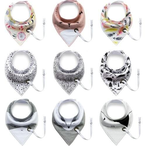 Baby Bibs Cotton Bandana Bibs Infant Waterproof Babador Saliva Bavoir Towel baberos bebes Babadores For Newborn Baby Girls Boys