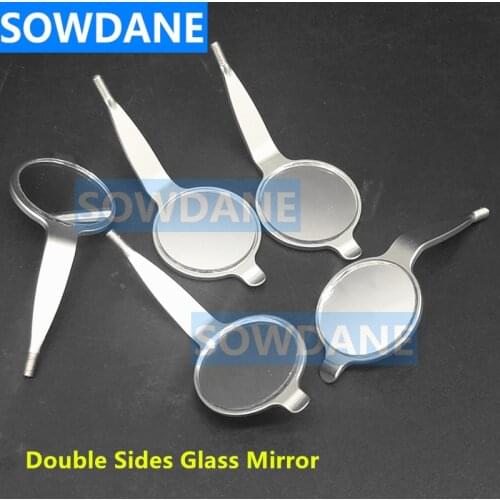 Dental Mouth Mirror Odontoscope Oral Care Teeth Clean Examination Hygiene Glass Mirror Front surface Double Sides