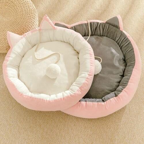 Pet Supplies Small Dog Kennel Winter Suede Cat Litter Mat Removable And Washable Cat Litter