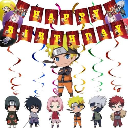 Naruto Theme Childrens Birthday Party Decoration Balloons Welcome Home Balloons Gender Reveal Birthday Decoration Balloons