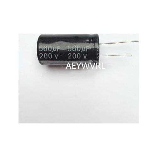 High quality ELECTROL CAPACITOR 200V 560uF 18*50MM for LCD power supply board 560UF 200V