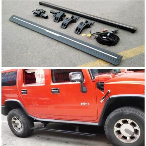 High Quality Electric Motor Pedal Running Board Side Step Bar Nerf For Hummer H2 / H3