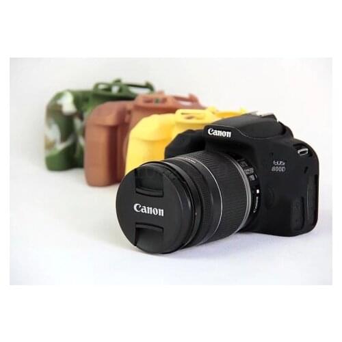 High Quality SNice Soft Silicone Rubber Camera Protective Body Cover Case Skin Camera case bag for Canon 800D Leather Bag Case