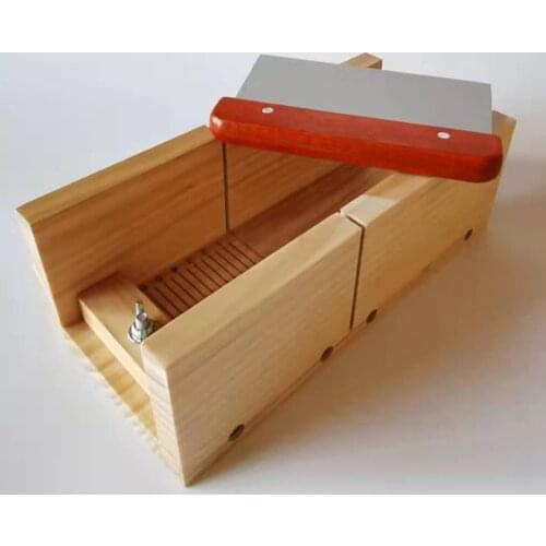 Pine Wood Box Loaf Handmade Soap Cutter Planer Precision Cutting Trimming Tools for Candle Making