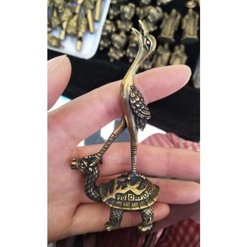 Grue solide et grue d'ornement | En cuivre pur, grue et grue de longévité Livraison gratuite