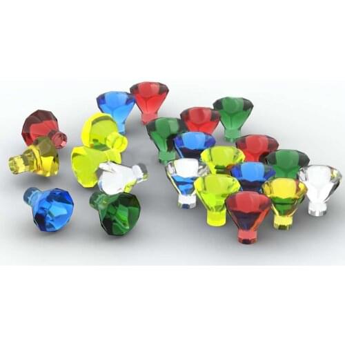 10PCS Replaceable 30153 1X1 Gem Parts Building Blocks High-Tech Assemble Replace Bricks Toys For Children Gifts