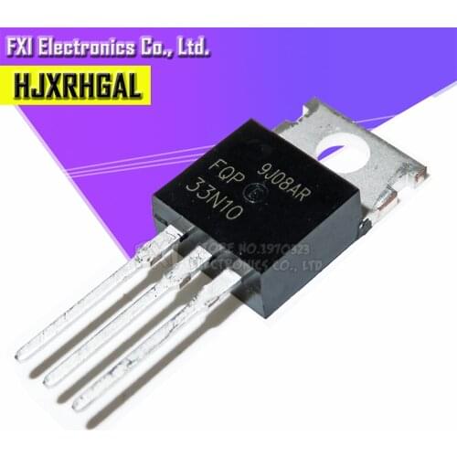 10PCS FQP33N10 33N10 TO220 TO-220 new original