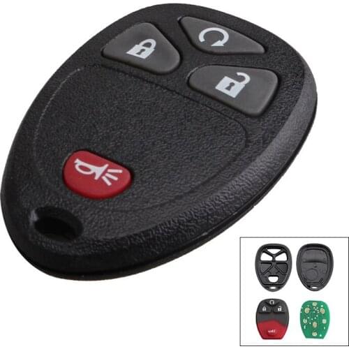 315MHz 4 Buttons Remote Start Keyless Entry Key Fob Transmitter Clicker Alarm KOBGT04A for Pontiac Montana Saturn Relay Buick