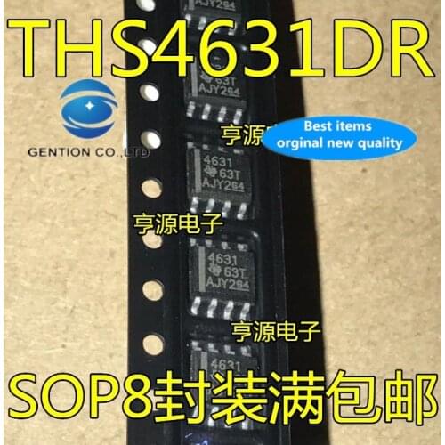 5pcs real photo 100% new and orginal THS4631 THS4631DR SOP8 4613 operational amplifier on the spot
