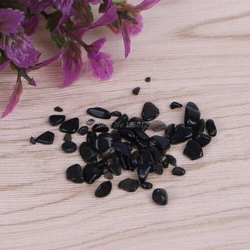50g Natural Black Tourmaline Crystal Stones Gravel Polished Aquarium Plant Decor Wholesale&DropShip