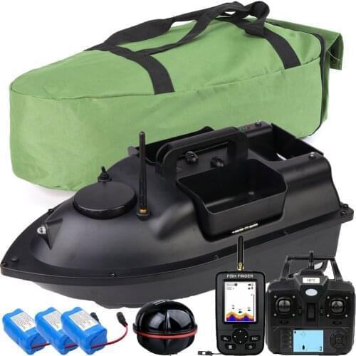 500M GPS Wireless Fishing Bait Boat Carp Fishing Speedboat Hook Post Boat Remote Control Toy Boat 3 Hoppers
