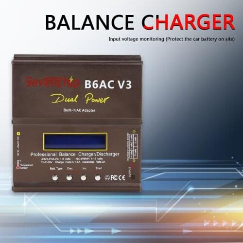 Battery Power Balance Charger 80W NiMH Lipo LiHV Set Household Electricity Accessories for RC Helicopter iMAX B6AC