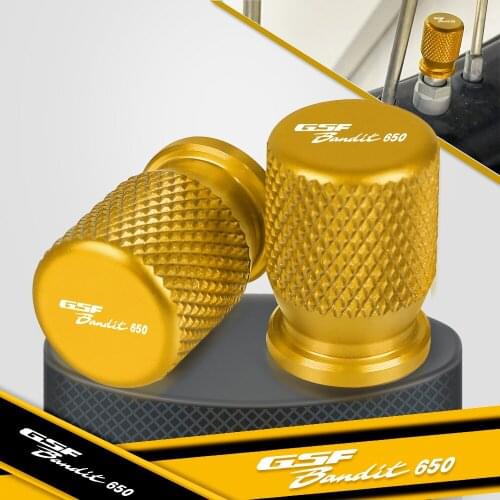 For SUZUKI GSF650BANDIT GSF 650 GSF650 BANDIT GSF650 S BANDIT GSF650 N Bandit 2007-2021 Vehicle Wheel Tire Valve Stem Caps Cover