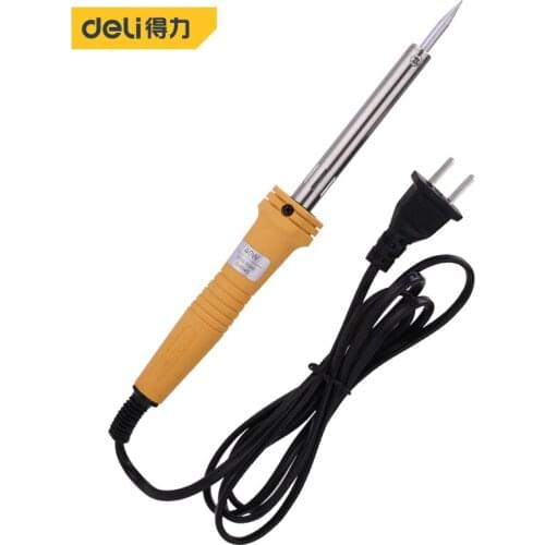 Deli DL8840 Electric Soldering Iron Welding Tools Electrician Tools Stainless Steel Heating Tube TBP Plastic