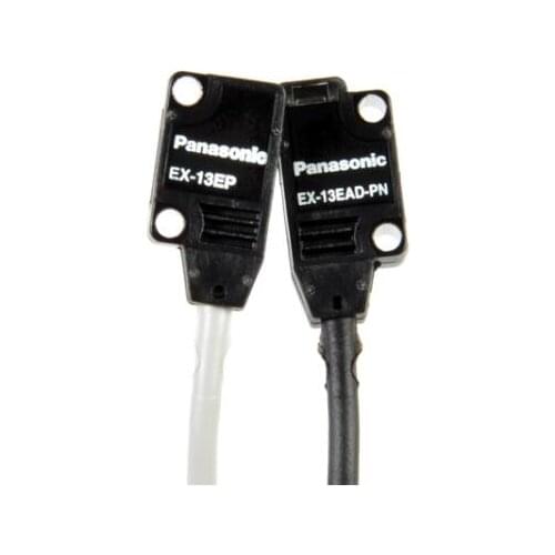 EX-13EA-PN = EX-13EP + EX-13EAD-PN Sensor, Photoelectric, 500mm Range, Thru, Front, PNP, L-ON, 12-24VDC