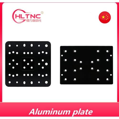 HTLNC DIY cnc parts 135X160mm Aluminum plate for SBR16UU and DSG16H sfu1605 ballnut Suitable for 30160 aluminum profile