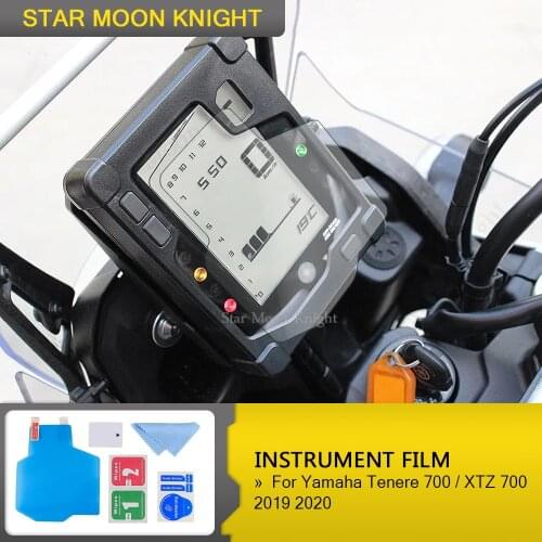 Motorcycle Scratch Cluster Screen Dashboard Protection Instrument Film For YAMAHA Tenere 700 Tenere700 T700 XTZ 700 2019 2020