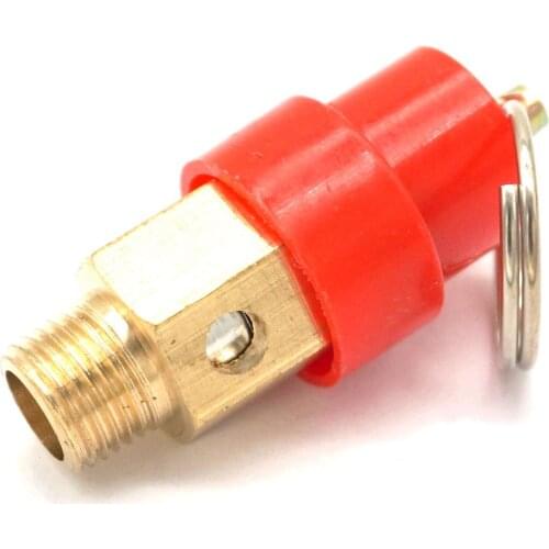 1/8" BSP male Thread 43 PSI Brass Air Compressor Safety Relief valve Pressure switch Pop-off valve Release Valves